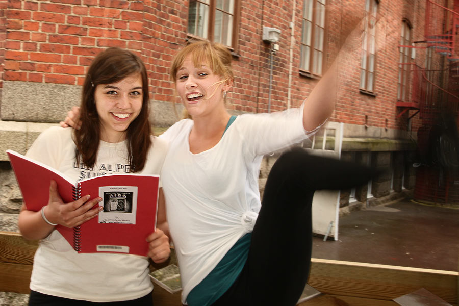 Elisabet Cada och Terese Håhansson, Foto: Sven Henriksson, minnesbild.com