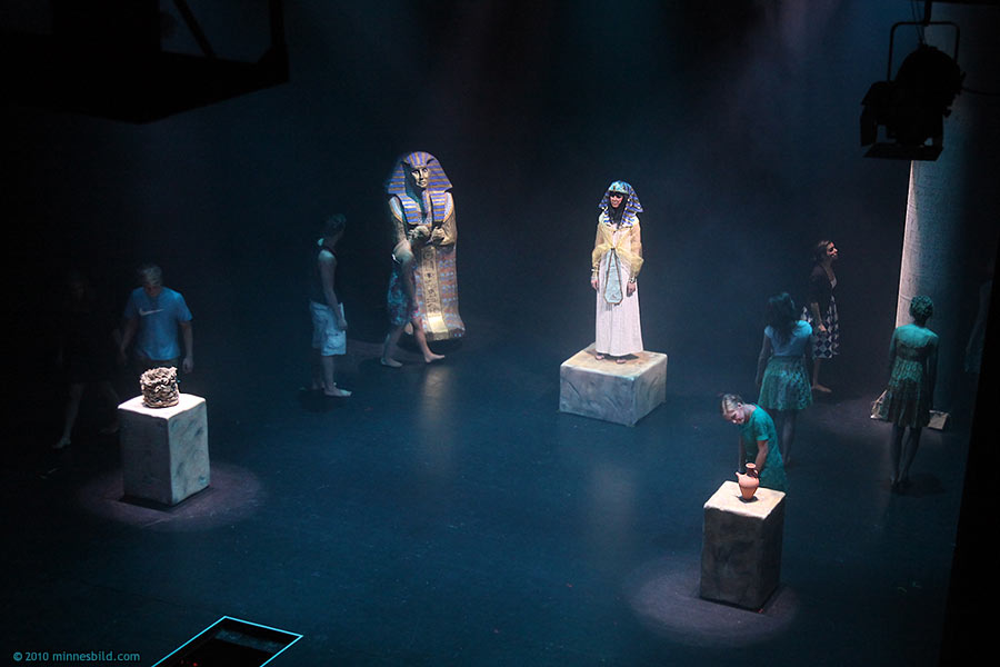 Emma Jiborn som prinsessan Amneris i Musikalen Aida